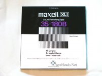 Maxell XLI 50-120B roll to roll metal tape reel