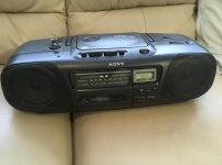 Sony CD/cassette/radio boomboxes: your favourite models 
