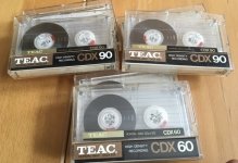 Blank Cassettes: Audio - Teac - HDX - C - 60 - Japan