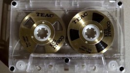 TEAC Cobalt/52S Extra HIGH Metal Reel Sealed Cassettes