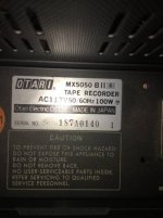 Otari MX5050 bii2 with (2x) 2-track playback heads??